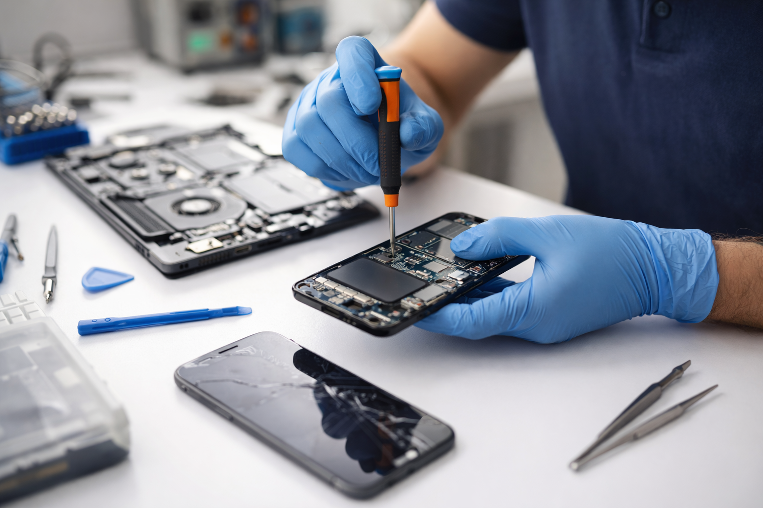 Servizi di riparazione: smartphone, PC, tablet, recupero dati